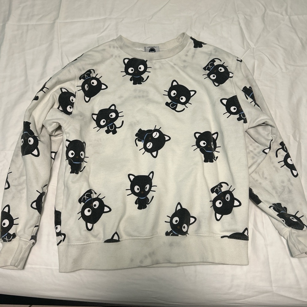 Chococat Crewneck Sweater
Has a lot of stains, but still functional and comfy.